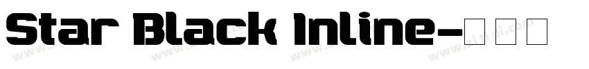 Star Black Inline字体转换 Star Black Inline字体转换